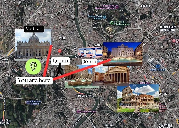 3 Min Da Stazione San Pietro * Rom